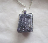 Lepidolite Natural Polished Gemstone Pendant Necklace