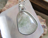 Lodolite Scenic Quartz Natural Crystal Pendant Necklace