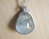 Lodolite Scenic Quartz Natural Crystal Pendant Necklace