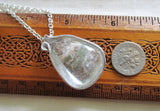 Lodolite Scenic Quartz Natural Crystal Pendant Necklace