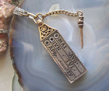 Vintage Anglo-Saxon Sundial Reproduction Pendant Necklace