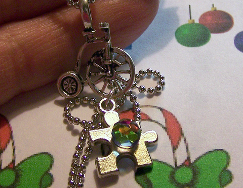 Presents Under the Tree Christmas Pendant