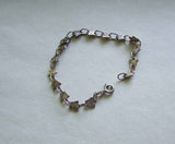 Vintage Sterling Silver Dainty Butterfly Bracelet