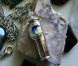 Blue Moon Keepsake Capsule Silver Bullet Jewelry Pendant