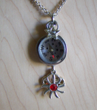 Silver Sun Wire Wrapped Compass Jewelry Pendant Necklace