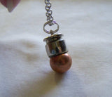 Recycled Copper Bullet Jewelry Pendant