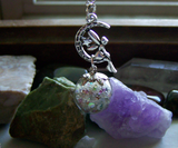 Faery Glass Ball Floating Orbs Glow in the Dark Pendant Necklace