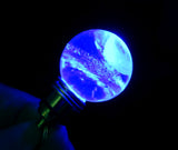 Water Elemental Blue LED Light Up Quartz Crystal Ball Pendant