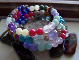 Mala Beaded Gemstone Chakra Bracelet