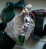 Mystic Quartz Masquerade Keepsake Crystal Pendant