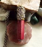 Natural Mookaite Jasper Stone Bullet Jewelry Pendant