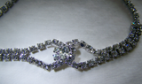 Vintage Art Deco Style Rhinestone Choker Necklace