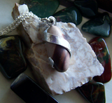 Shiva Lingam Natural Wire Wrapped Stone Pendant