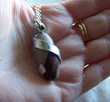 Shiva Lingam Natural Wire Wrapped Stone Pendant