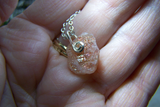 Natural Oregon Sunstone Crystal Pendant