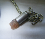 Oregon Sunstone Raw Gemstone Bullet Jewelry Pendant