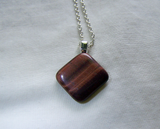 Natural Red Tiger's Eye Polished Gemstone Pendant